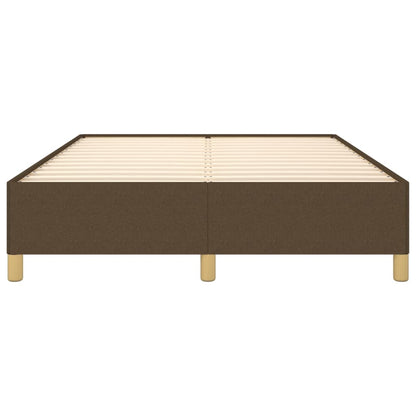 Bedframe stof donkerbruin 140x190 cm 140 x 190 cm 35 cm