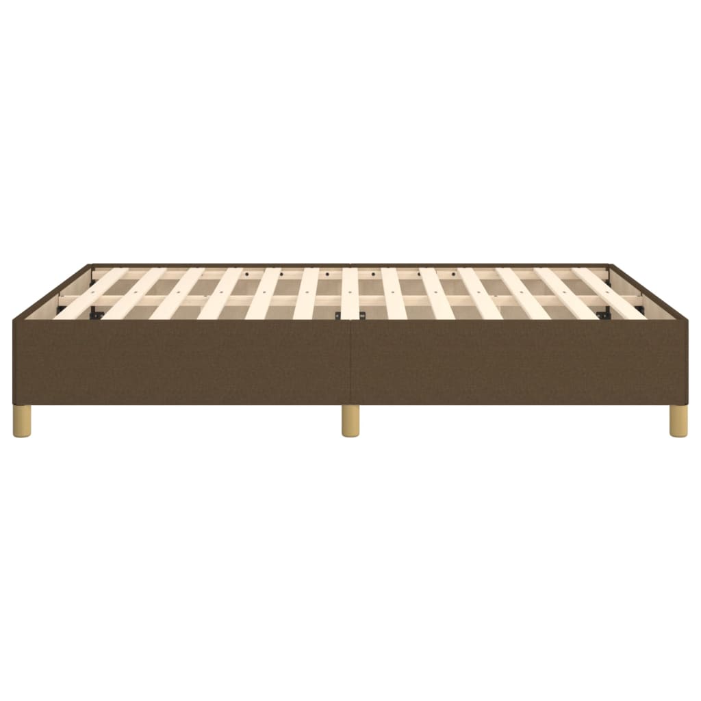 Bedframe stof donkerbruin 140x190 cm 140 x 190 cm 35 cm