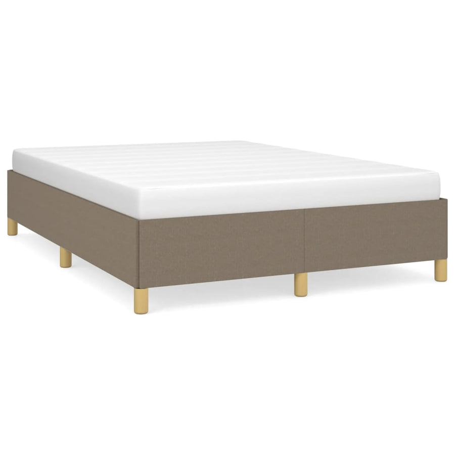 Bedframe stof taupe 140x190 cm 140 x 190 cm 35 cm