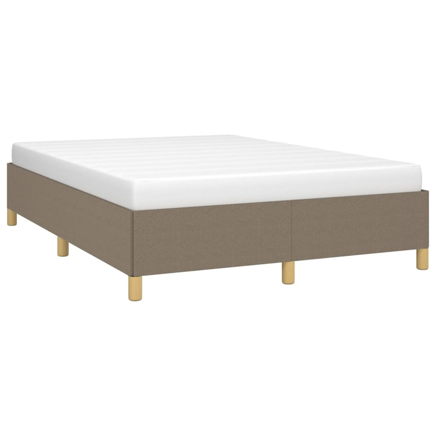 Bedframe stof taupe 140x190 cm 140 x 190 cm 35 cm