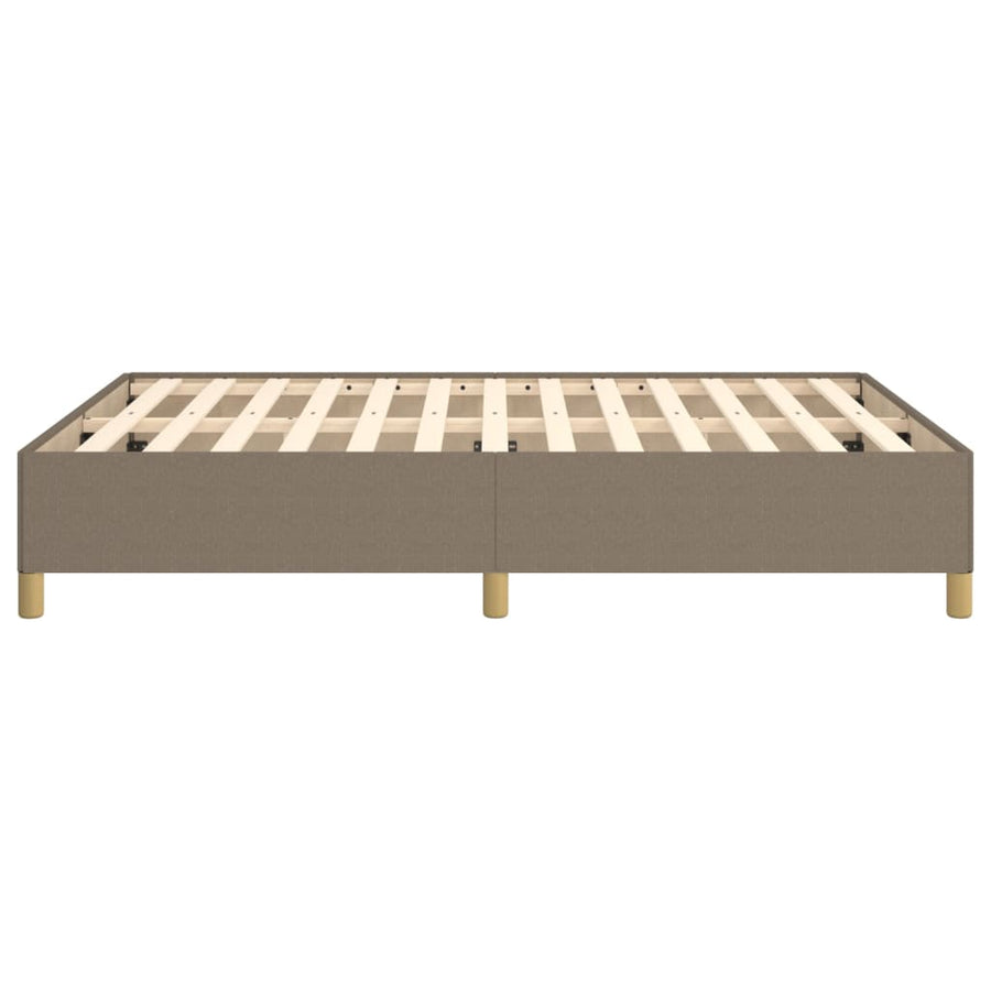 Bedframe stof taupe 140x190 cm 140 x 190 cm 35 cm