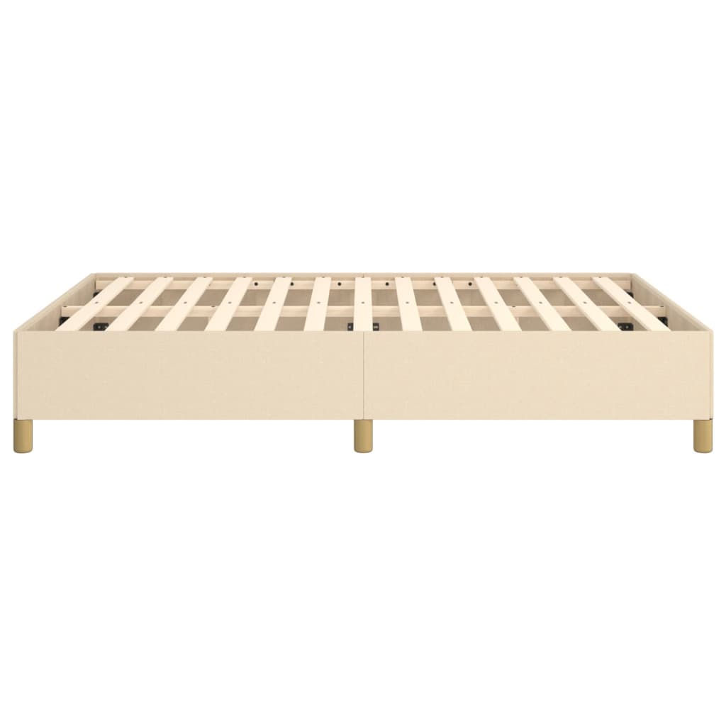 Bedframe Stof Kleurig Crème 140 x 190 cm 35 cm