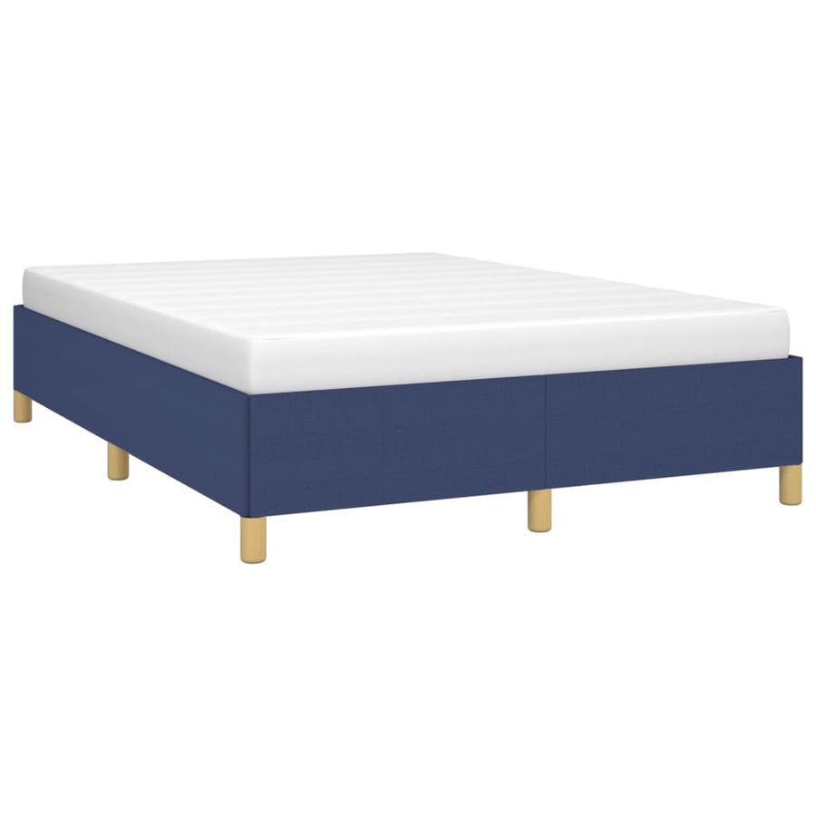 Bedframe Stof Blauw 140 x 190 cm 35 cm
