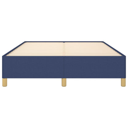 Bedframe Stof Blauw 140 x 190 cm 35 cm