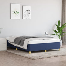 Bedframe Stof Blauw 140 x 190 cm 35 cm
