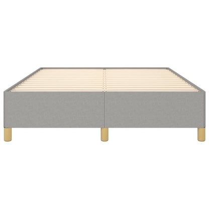 Bedframe Stof Lichtgrijs 140 x 200 cm 35 cm