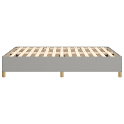 Bedframe Stof Lichtgrijs 140 x 200 cm 35 cm