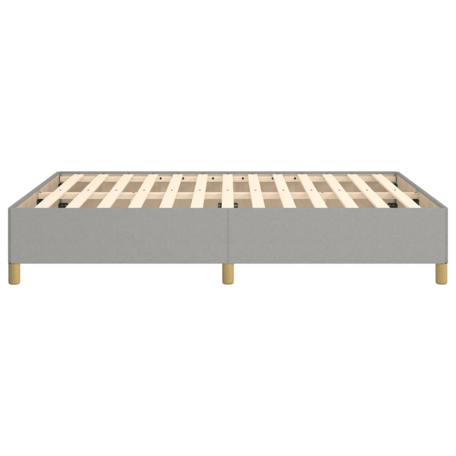 Bedframe Stof Lichtgrijs 140 x 200 cm 35 cm