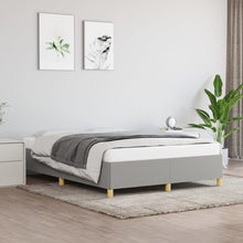 Bedframe Stof Lichtgrijs 140 x 200 cm 35 cm