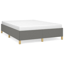 Bedframe Stof Donkergrijs 140 x 200 cm 35 cm