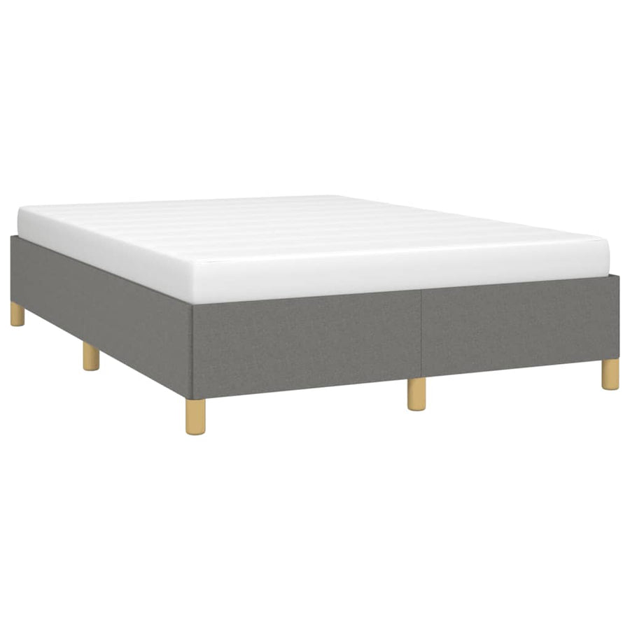 Bedframe Stof Donkergrijs 140 x 200 cm 35 cm