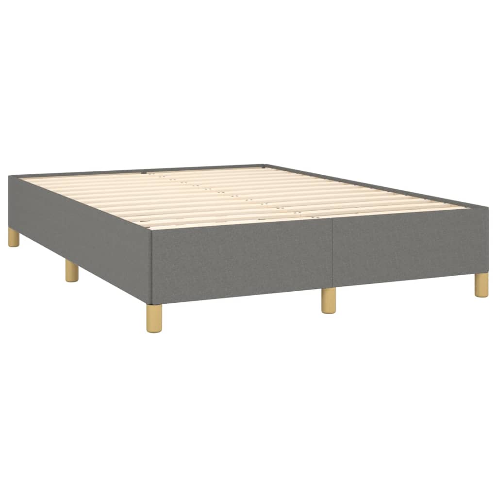Bedframe Stof Donkergrijs 140 x 200 cm 35 cm