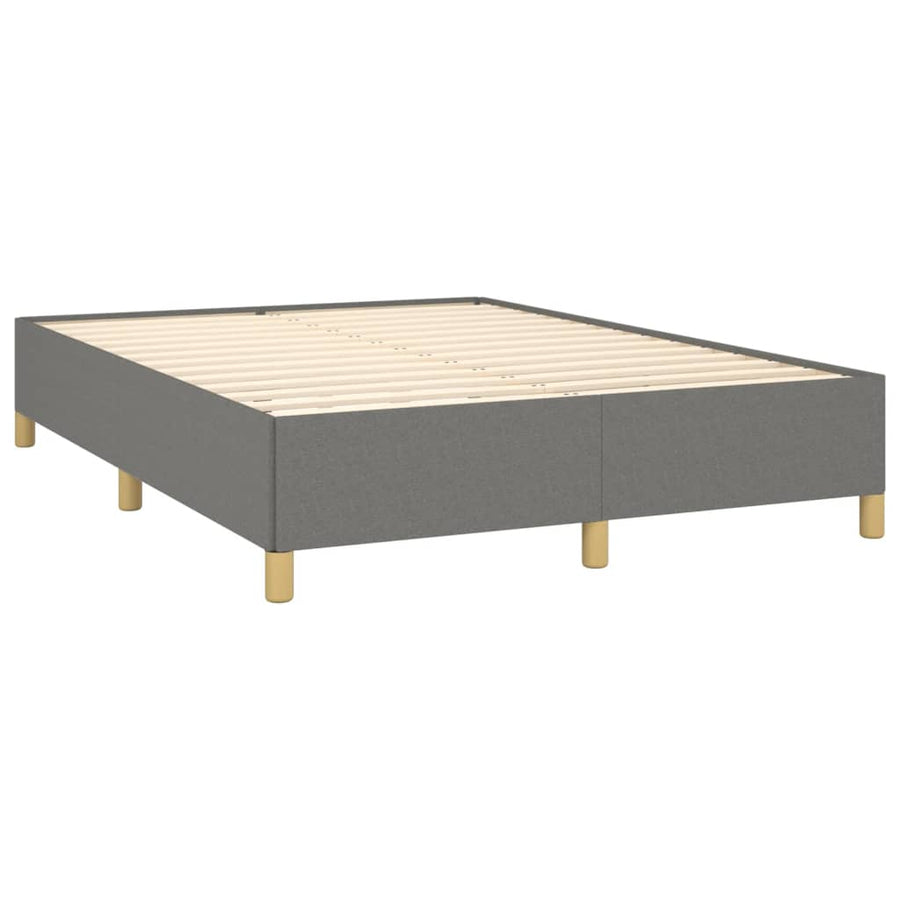 Bedframe Stof Donkergrijs 140 x 200 cm 35 cm