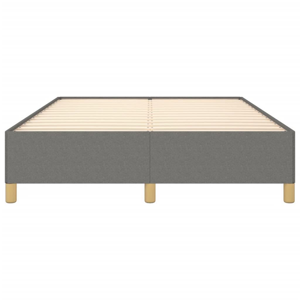 Bedframe Stof Donkergrijs 140 x 200 cm 35 cm