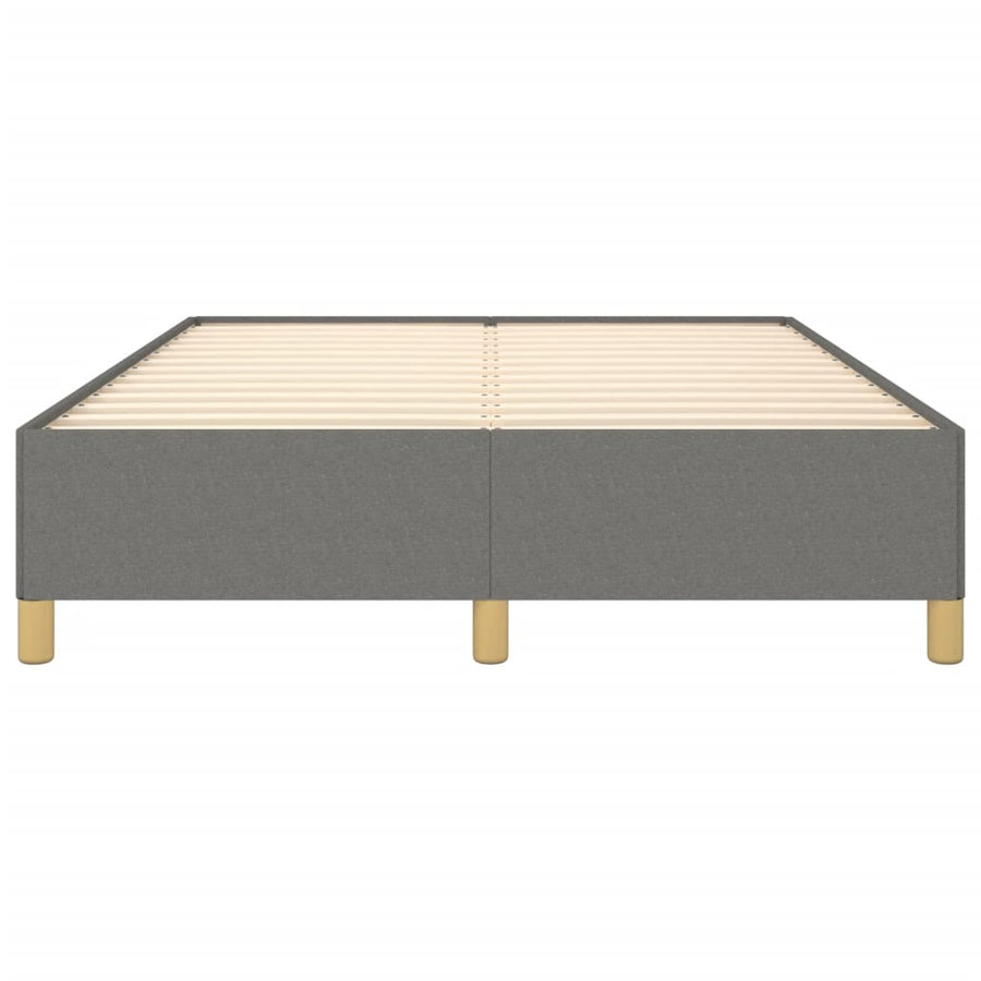Bedframe Stof Donkergrijs 140 x 200 cm 35 cm