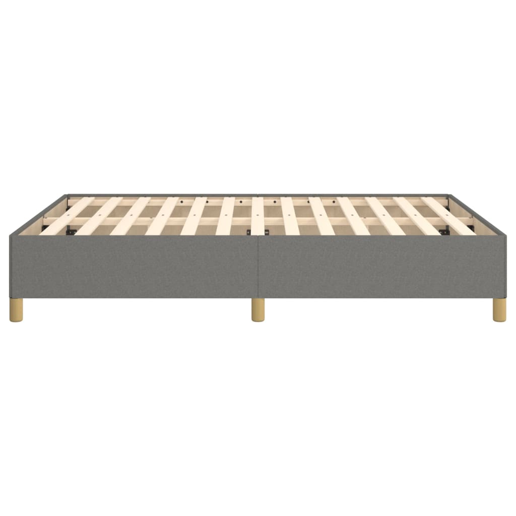 Bedframe Stof Donkergrijs 140 x 200 cm 35 cm