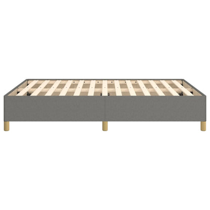 Bedframe Stof Donkergrijs 140 x 200 cm 35 cm