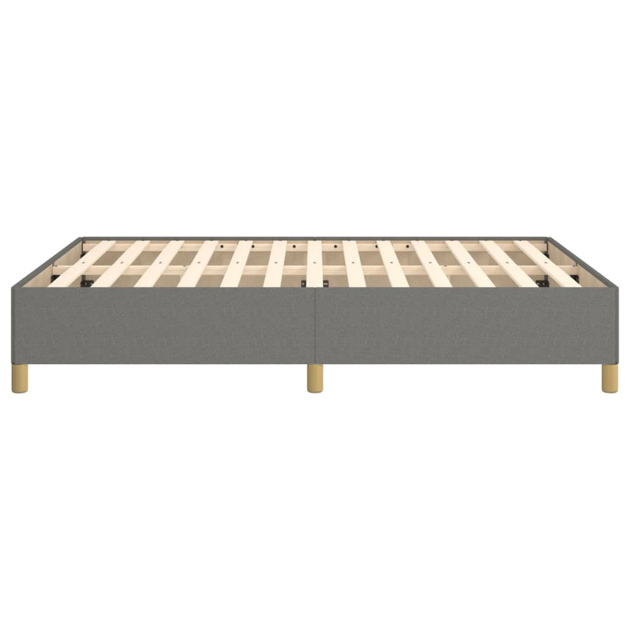 Bedframe Stof Donkergrijs 140 x 200 cm 35 cm