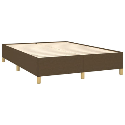 Bedframe stof donkerbruin 140x200 cm 140 x 200 cm 35 cm