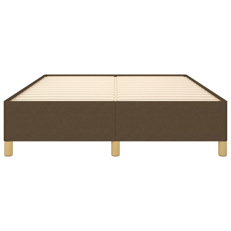 Bedframe stof donkerbruin 140x200 cm 140 x 200 cm 35 cm
