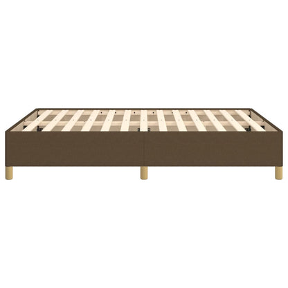 Bedframe stof donkerbruin 140x200 cm 140 x 200 cm 35 cm