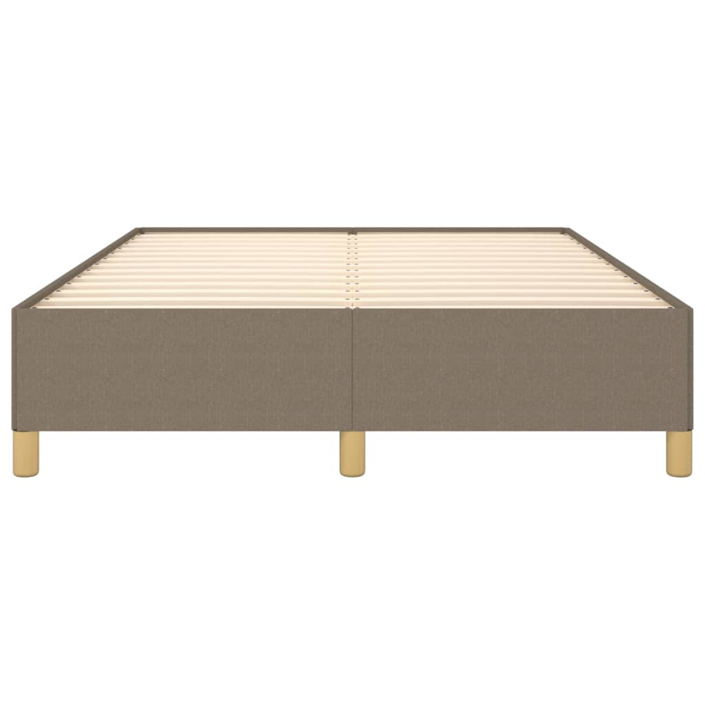 Bedframe stof taupe 140x200 cm 140 x 200 cm 35 cm