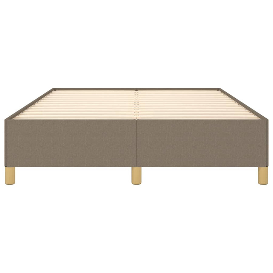 Bedframe stof taupe 140x200 cm 140 x 200 cm 35 cm