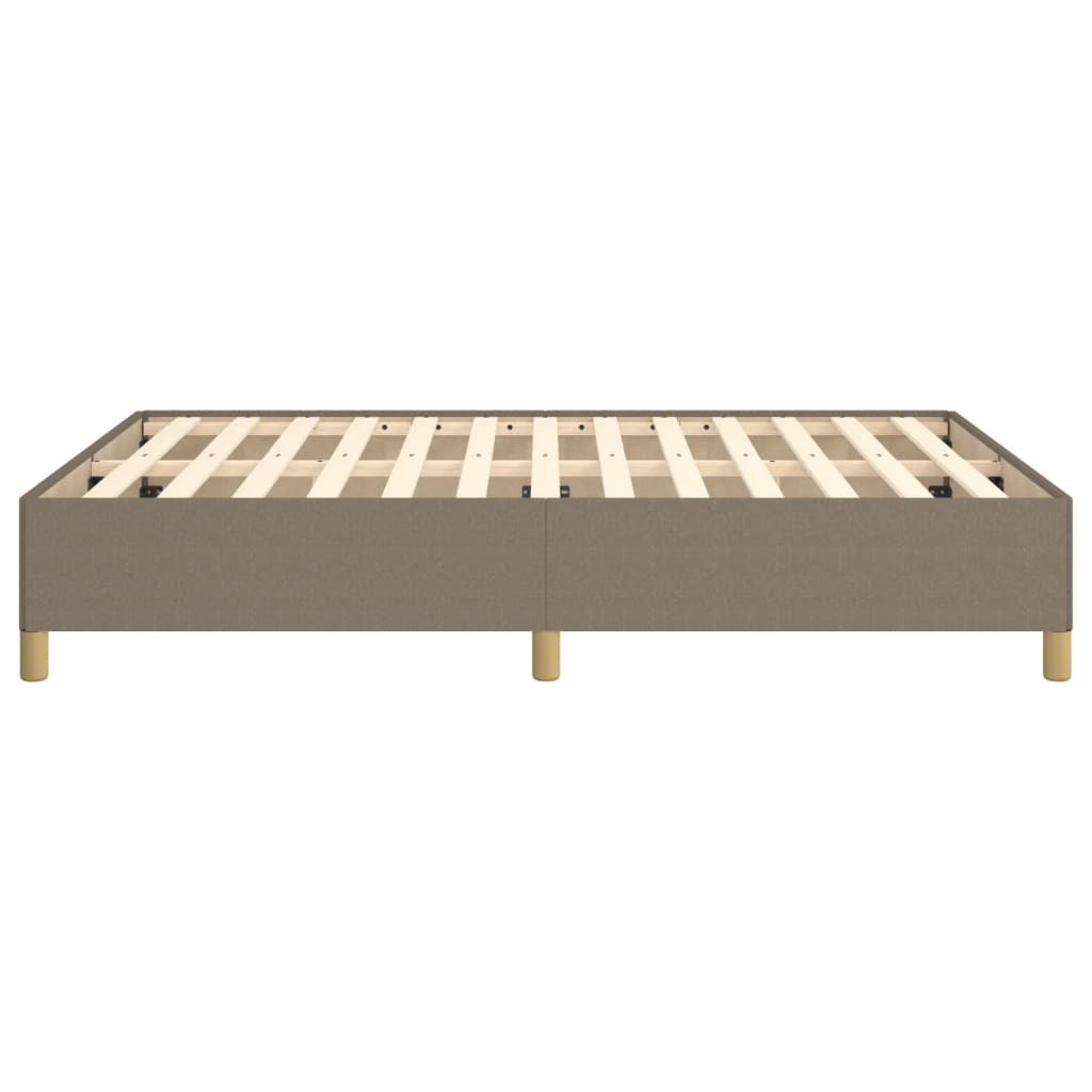 Bedframe stof taupe 140x200 cm 140 x 200 cm 35 cm