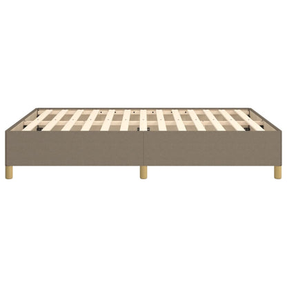 Bedframe stof taupe 140x200 cm 140 x 200 cm 35 cm