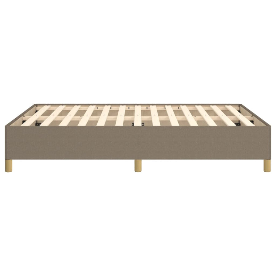 Bedframe stof taupe 140x200 cm 140 x 200 cm 35 cm