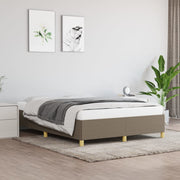 Bedframe stof taupe 140x200 cm