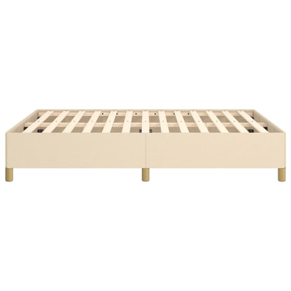 Bedframe Stof Kleurig Crème 140 x 200 cm 35 cm