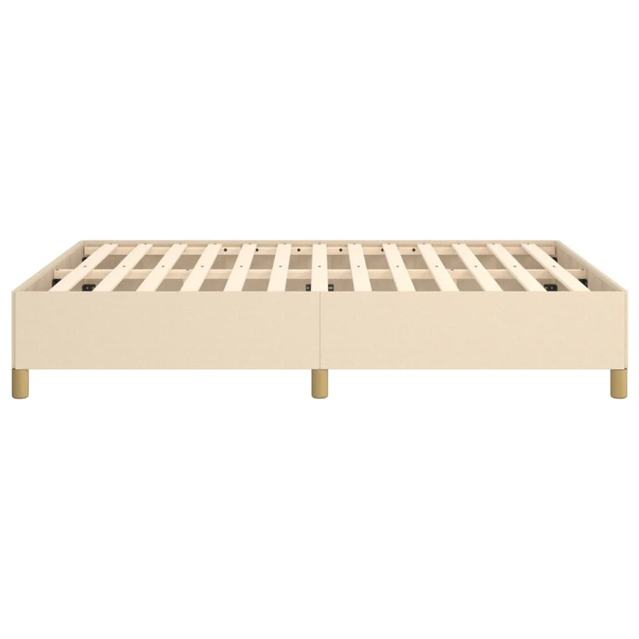 Bedframe Stof Kleurig Crème 140 x 200 cm 35 cm
