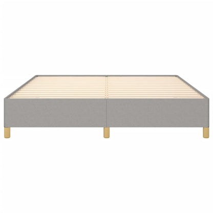 Bedframe Stof Lichtgrijs 160 x 200 cm 35 cm