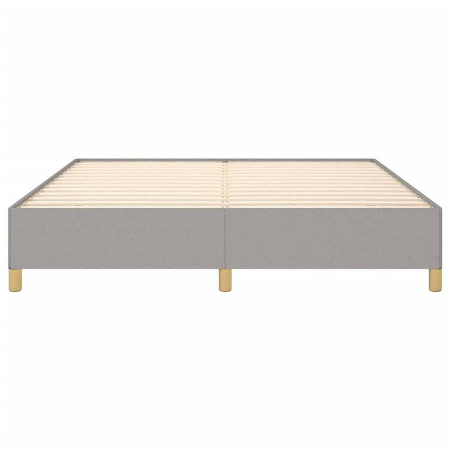 Bedframe Stof Lichtgrijs 160 x 200 cm 35 cm