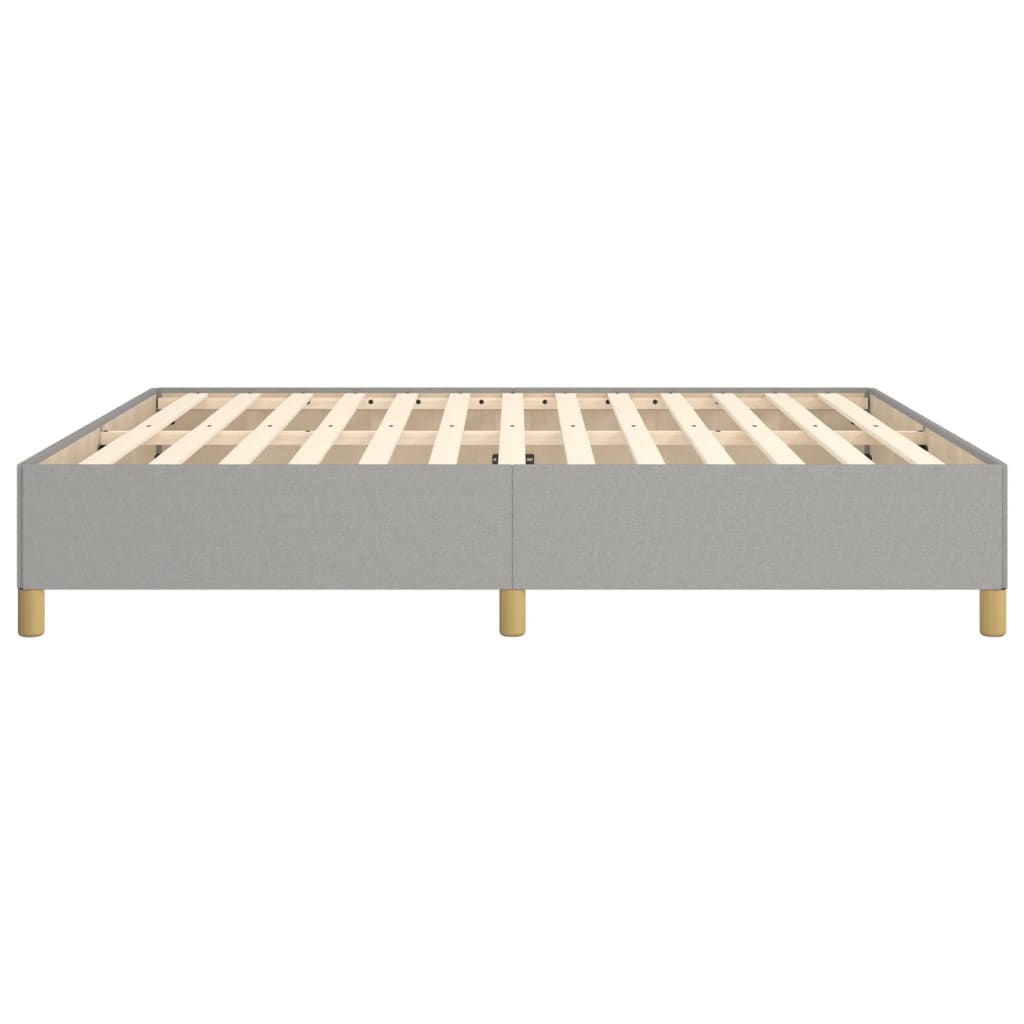 Bedframe Stof Lichtgrijs 160 x 200 cm 35 cm