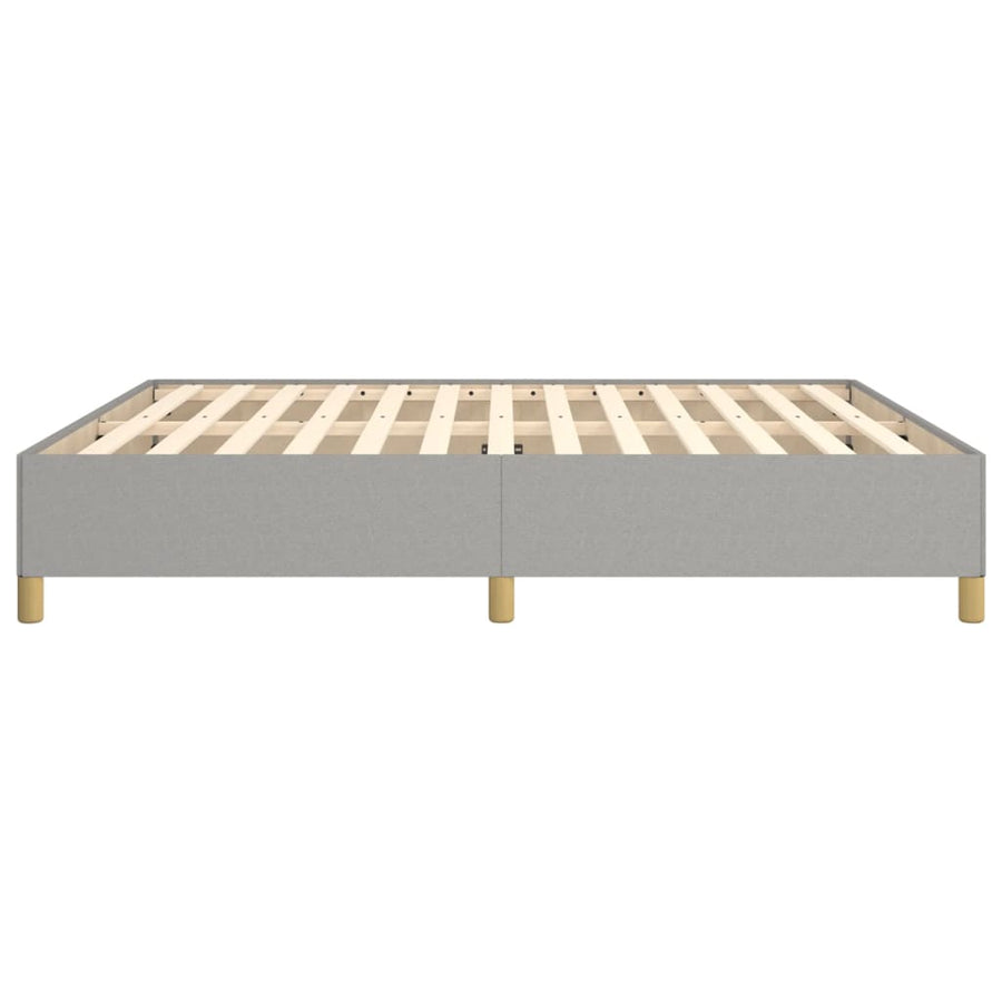 Bedframe Stof Lichtgrijs 160 x 200 cm 35 cm