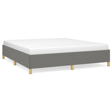 Bedframe Stof Donkergrijs 160 x 200 cm 35 cm