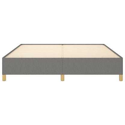 Bedframe Stof Donkergrijs 160 x 200 cm 35 cm