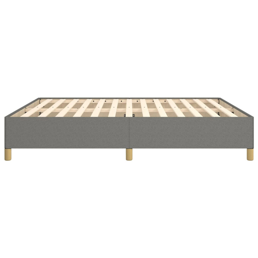 Bedframe Stof Donkergrijs 160 x 200 cm 35 cm