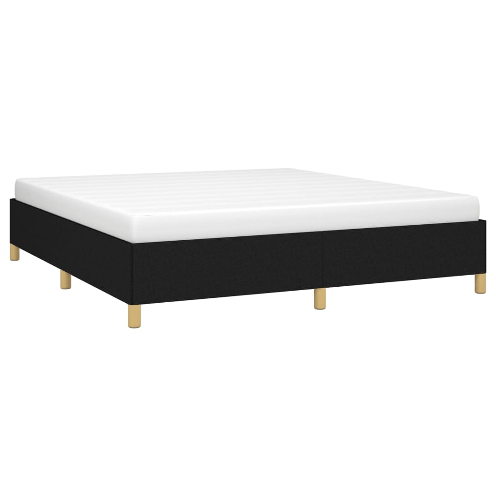 Bedframe Stof Zwart 160 x 200 cm 35 cm