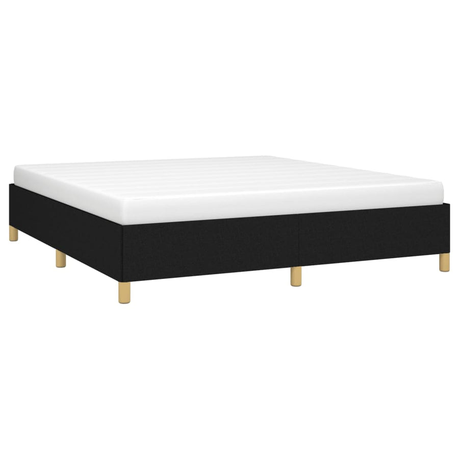 Bedframe Stof Zwart 160 x 200 cm 35 cm