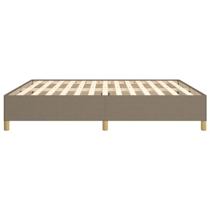 Bedframe stof taupe 160x200 cm 160 x 200 cm 35 cm