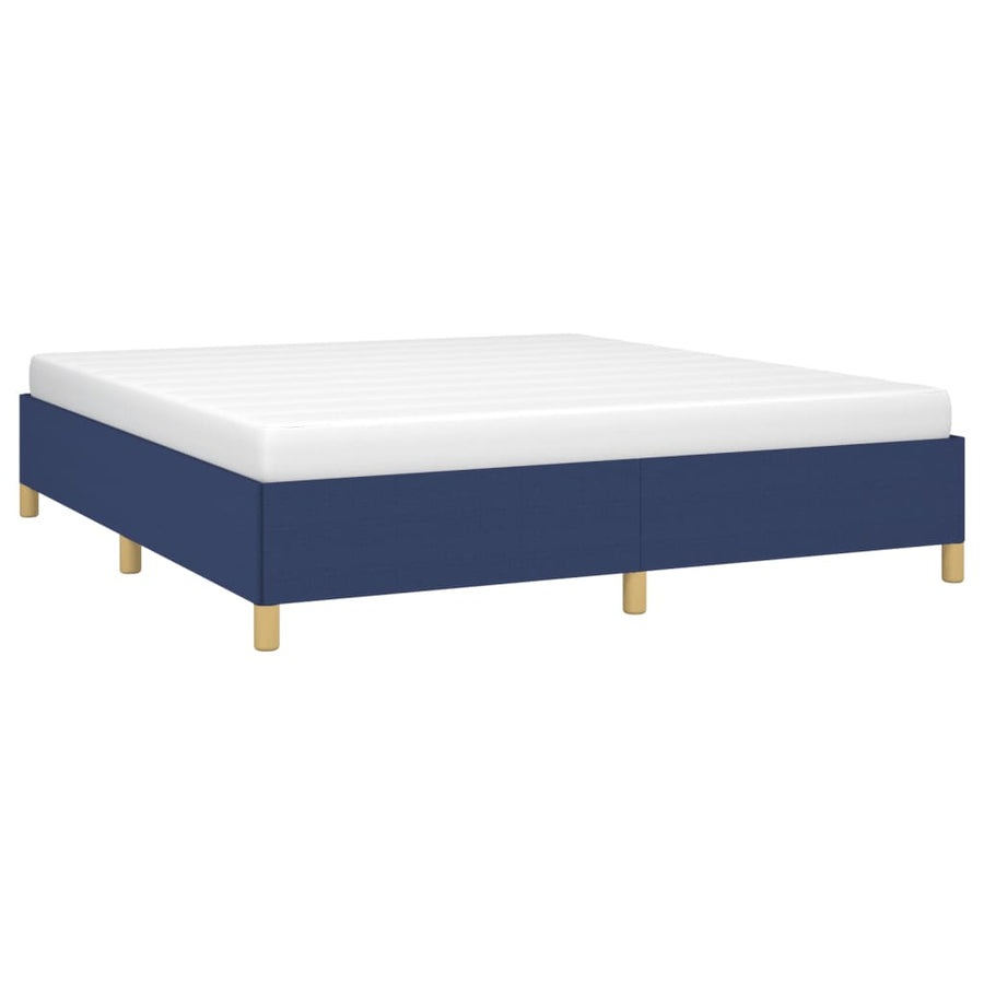 Bedframe Stof Blauw 160 x 200 cm 35 cm