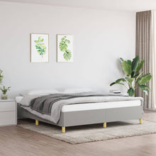 Bedframe Stof Lichtgrijs 180 x 200 cm 35 cm
