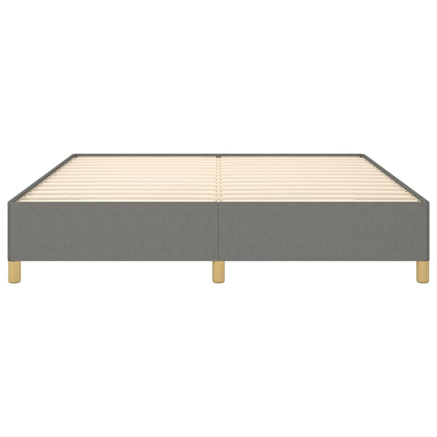 Bedframe Stof Donkergrijs 180 x 200 cm 35 cm