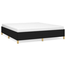 Bedframe Stof Zwart 180 x 200 cm 35 cm