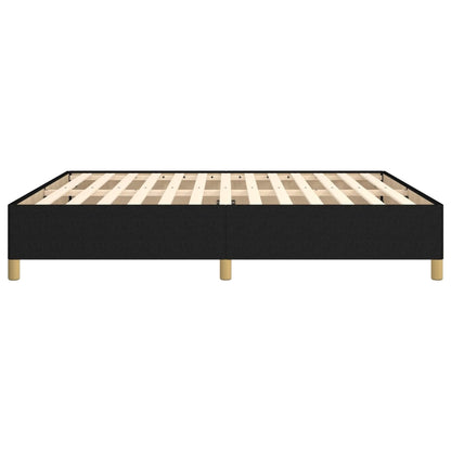 Bedframe Stof Zwart 180 x 200 cm 35 cm