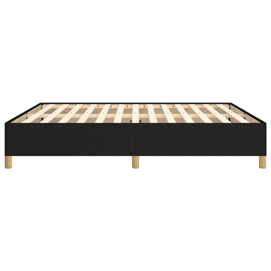 Bedframe Stof Zwart 180 x 200 cm 35 cm