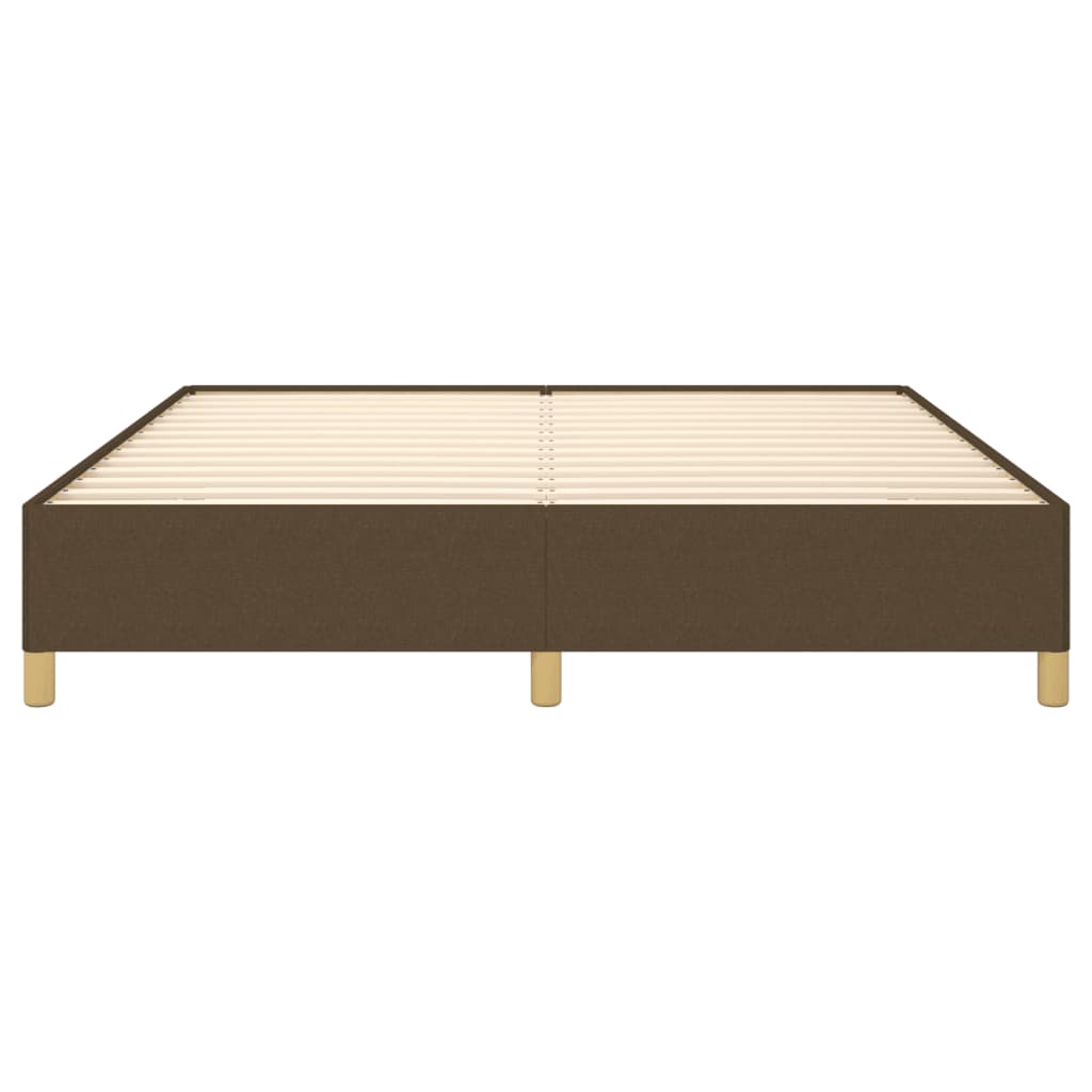Bedframe stof donkerbruin 180x200 cm 180 x 200 cm 35 cm